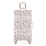 2018 New Women Floral Travel Luggage Retro Suitcase Spinnner Travel Luggage Bag Rolling Floral