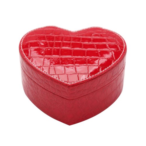 2 Layer Portable Pu Jewelry Boxes Women'S Earrings Rings Case Organizers Display Holder Small