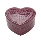 2 Layer Portable Pu Jewelry Boxes Women'S Earrings Rings Case Organizers Display Holder Small