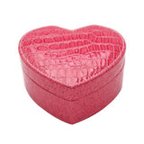 2 Layer Portable Pu Jewelry Boxes Women'S Earrings Rings Case Organizers Display Holder Small