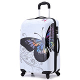 24 Inch Hot Amazing Hot Sales Japan Butterfly Abs Trolley Suitcase Luggage/Pull Rod Trunk