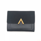 Matte Leather Small Women Wallet Luxury Brand Famous Mini Womens Wallets And Purses Short Female