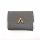 Matte Leather Small Women Wallet Luxury Brand Famous Mini Womens Wallets And Purses Short Female