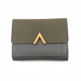 Matte Leather Small Women Wallet Luxury Brand Famous Mini Womens Wallets And Purses Short Female