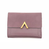 Matte Leather Small Women Wallet Luxury Brand Famous Mini Womens Wallets And Purses Short Female