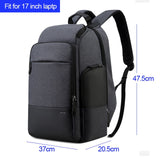 Bopai 17Inch Laptop Backpack Usb Charging Bag Multifunction Anti Theft Business High Capacity