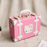 Cartoon Child Luggage Bag Cosmetic Box Mini Retro Suitcase Female Small Box Vintage Small