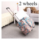 Women Luggage Suitcase On Wheels Travel Trolley Luggage Bag 20 Inch Wheeled Bags Laptop Business