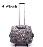 Women Luggage Suitcase On Wheels Travel Trolley Luggage Bag 20 Inch Wheeled Bags Laptop Business