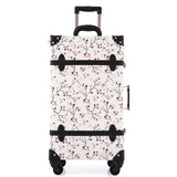 2018 New Spinner 4 Wheel Suitcase Trolley Luggage 3D Print Original Design Retro Elegant  24"
