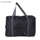 Fashion Women Travel Luggage Bag Big Capacity Folding Carry-On Duffle Bag Foldable Nylon Zipper