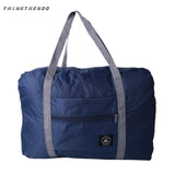 Fashion Women Travel Luggage Bag Big Capacity Folding Carry-On Duffle Bag Foldable Nylon Zipper