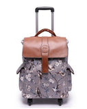 Travel Trolley Backpack Bag Boarding Luggage Bags Rolling Bag With Wheels For Women Travel Duffel