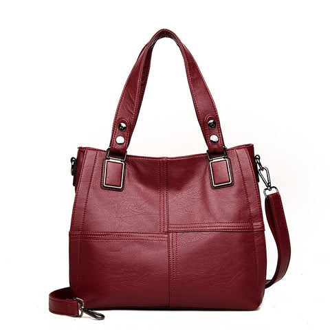 2018 Luxury Brand Women Leather Handbag 100% Genuine Leather Casual Tote Bags Soft Sheepskin Female