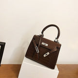 Dusun Women'S Bag Alligator Bags Anti-Theft Luxury Handbags High Quality Crocodile Designer
