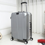 Men Aluminum Frame Rolling Luggage,Travel Suitcase Bag,Women Trolley Case, Wheel Carry-On,