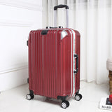 Men Aluminum Frame Rolling Luggage,Travel Suitcase Bag,Women Trolley Case, Wheel Carry-On,