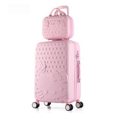 20Inch Sets High Quality Trolley Suitcase Luggage Traveller Case Box Pull Rod Trunk Rolling Spinner