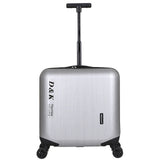 18 Inches Computer Trolley Case Business Rolling Hardside Luggage Password Boarding Case Casters