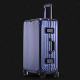 20'24'26'29'Inch Retro Aluminum Suitcase Carry On Cabin Tsa Scratch Resistant Luggage Metal Trolley