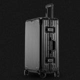 20'24'26'29'Inch Retro Aluminum Suitcase Carry On Cabin Tsa Scratch Resistant Luggage Metal Trolley