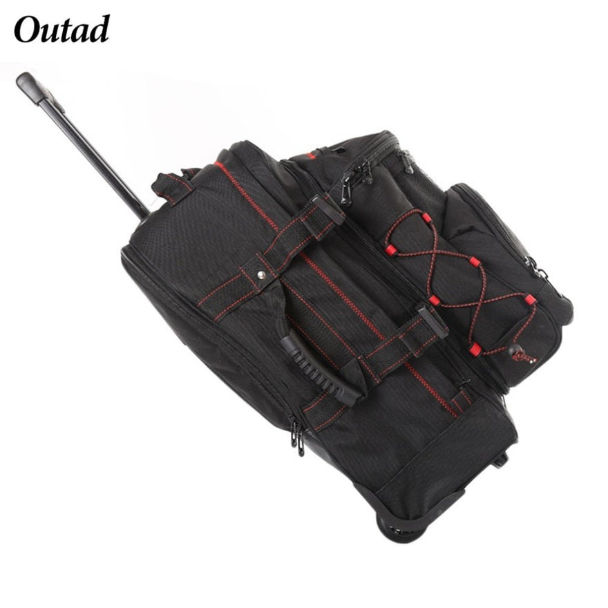 Two In One Women Men 20Inch Large Capacity Backpack Luggage Suitcase Wheels Trolley Bag With