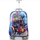 3D Extrusion Eva Princess Child Luggage 16 Inches Cartoon Kids Climb Stairs Suitcase Travel The