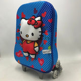 3D Extrusion Eva Princess Child Luggage 16 Inches Cartoon Kids Climb Stairs Suitcase Travel The