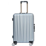Kundui  20"24 Inch Aluminum Frame Luggage, Universal Wheel Trolley, Password Lock Suitcase,Abs+Pc
