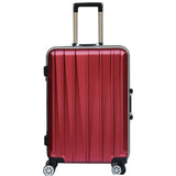 Kundui  20"24 Inch Aluminum Frame Luggage, Universal Wheel Trolley, Password Lock Suitcase,Abs+Pc