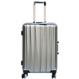 Kundui  20"24 Inch Aluminum Frame Luggage, Universal Wheel Trolley, Password Lock Suitcase,Abs+Pc