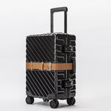 20'24'28' Aluminum Frame Spinner Luggage Carro Carry-On Cabin Tsa Lock Travel Trolley Koffer