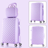 Korea Fashion 14 28Inches Abs+Pc Travel Luggage Bags Sets On 8-Universal Wheels,Girl Candy Color
