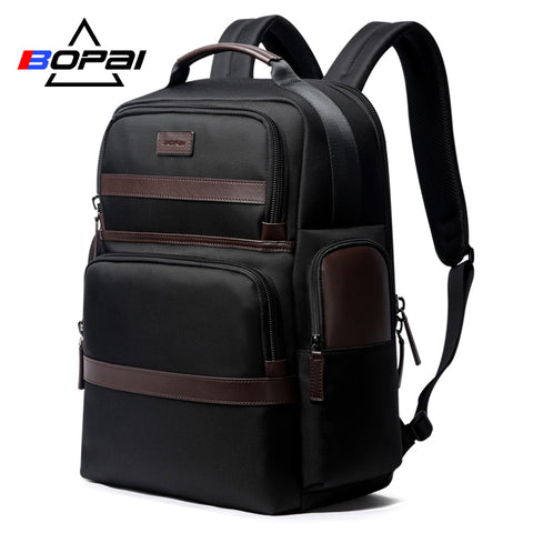 Bopai Large Capacity Laptop Backpack Anti Theft Usb Charging Fashion Men Shoulders Men Bag Travel