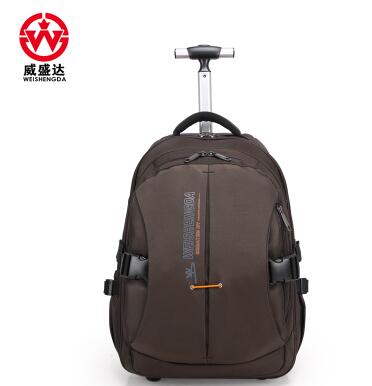 Men Wheeled Rolling Backpacks Water Proof Travel Luggage Trolley Backpack Women Business Luggage