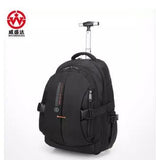 Men Wheeled Rolling Backpacks Water Proof Travel Luggage Trolley Backpack Women Business Luggage