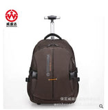 Men Wheeled Rolling Backpacks Water Proof Travel Luggage Trolley Backpack Women Business Luggage