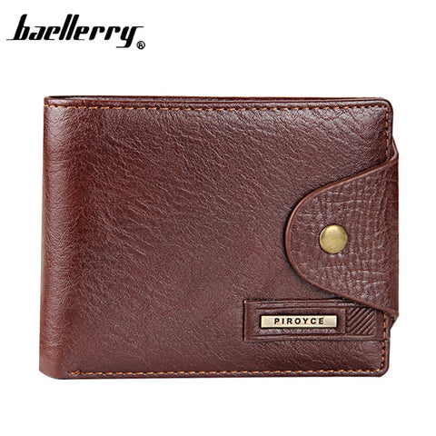 2018 New Brand High Quality Short Men'S Wallet ,Genuine Leather Qualitty Guarantee Purse For
