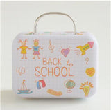 Lvv Home Retro Portable Stud Earrings Storage Box/Creative Iron Mini Luggage Candy Box Earphone Box