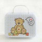 Lvv Home Retro Portable Stud Earrings Storage Box/Creative Iron Mini Luggage Candy Box Earphone Box