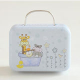 Lvv Home Retro Portable Stud Earrings Storage Box/Creative Iron Mini Luggage Candy Box Earphone Box