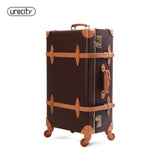 2018 Travel Luggage Pigskin Leather Material Suitcase Rolling Spinner Genuine Unisex Carry-Ons High
