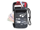 Bagsmart Adjustable Strap Travel Passport Cover Over Security Black Neck Wallet Pocket Vault Travel