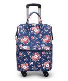 20" Travel Boarding Bags Trolley Bag With Wheels Carry On Luggage Suitcase Wheeled Rolling