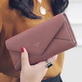 New Style Envelope Designer Clutch Wallets For Women Hasp Pocket To Coin Card Holder Female