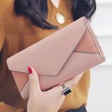 New Style Envelope Designer Clutch Wallets For Women Hasp Pocket To Coin Card Holder Female