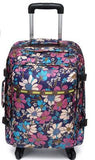 Women Travel Trolley Backpack Wheeled Suitcase  Luggage Bags Travel Backpack Bags Wheels Suitcase