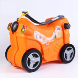 High-Quality Children Suitcase Travel Locker Boy Boarding Case Toy Car Box Hot Luggage Creative Can
