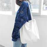 Hylhexyr Solid Corduroy Shoulder Bags Environmental Shopping Bag Tote Package Crossbody Bags Purses