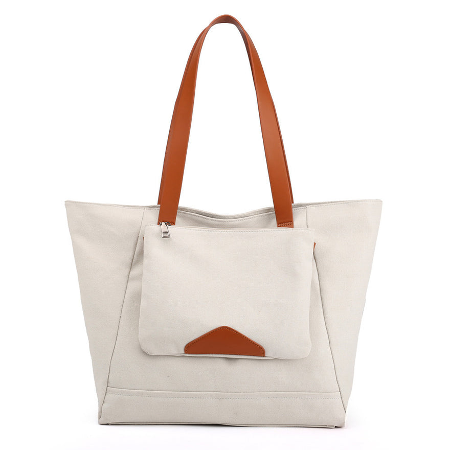 Leisure  Shopping Travel Canvas Large Capacity Shoulder Bag Handbag Bag